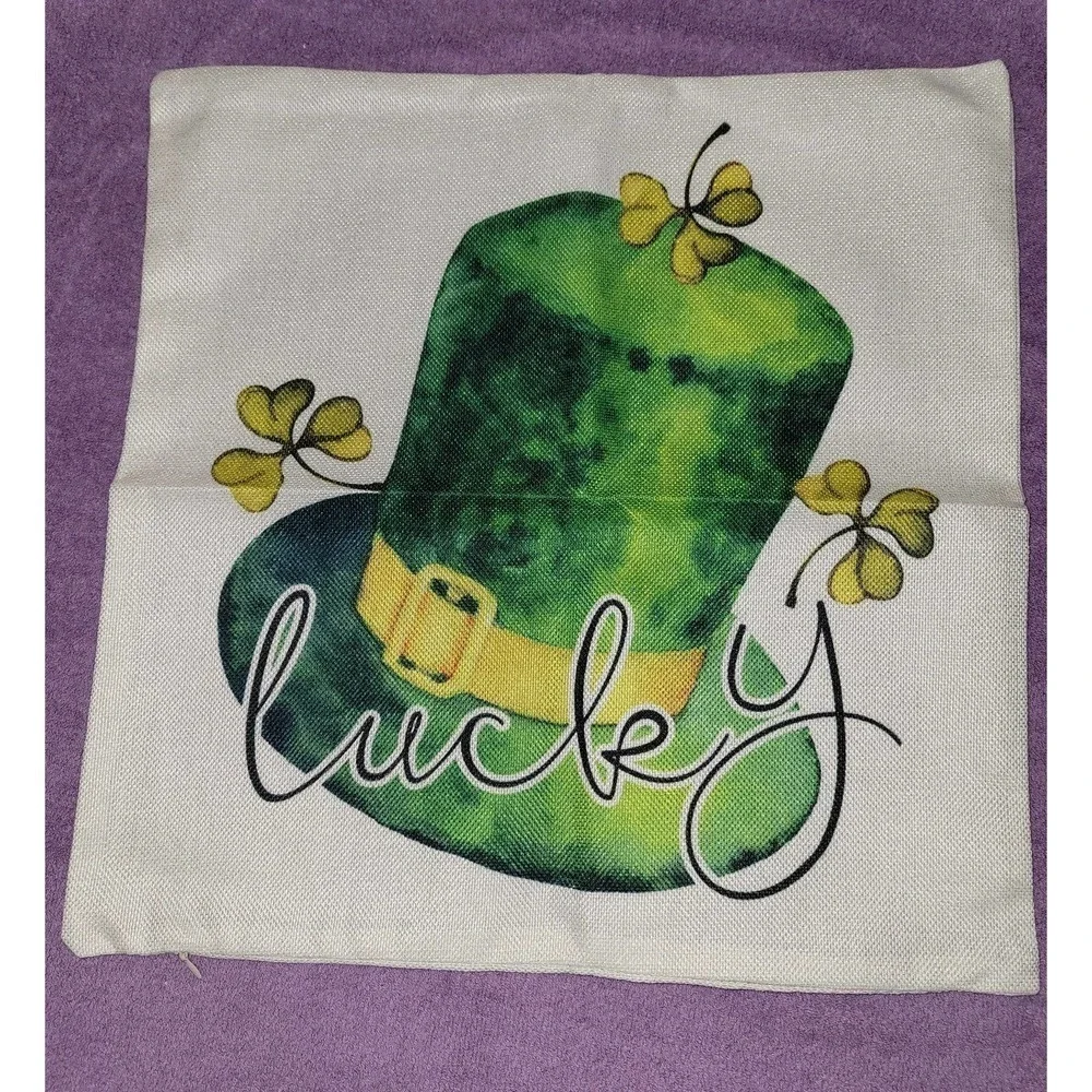 Set of 4 pillowcases st patricks